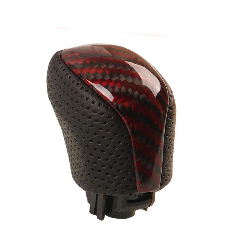 New Real Carbon Fiber Gear Shift Knob For Toyota Reiz Mark X 2010 2011 2012 2013 2014 2015 2016 2017 Gear Ball