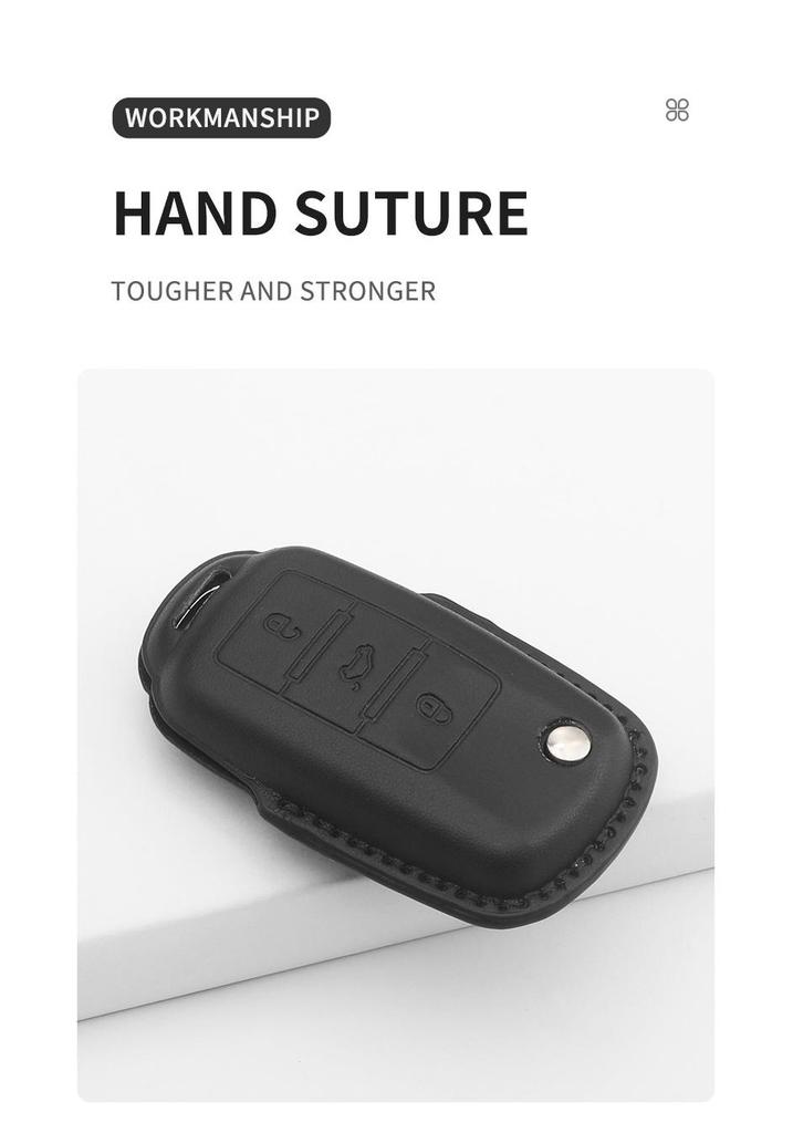 Compatible Key Case for VW Models: Bora, Sagitar, Polo, Tiguan, Tayron, Lamando, Lavida, T-Cross, Golf - Key Bag Shell Buckle.