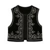2022 Autumn/Winter European & American Style Velvet Sequin Embroidered Women's Vest