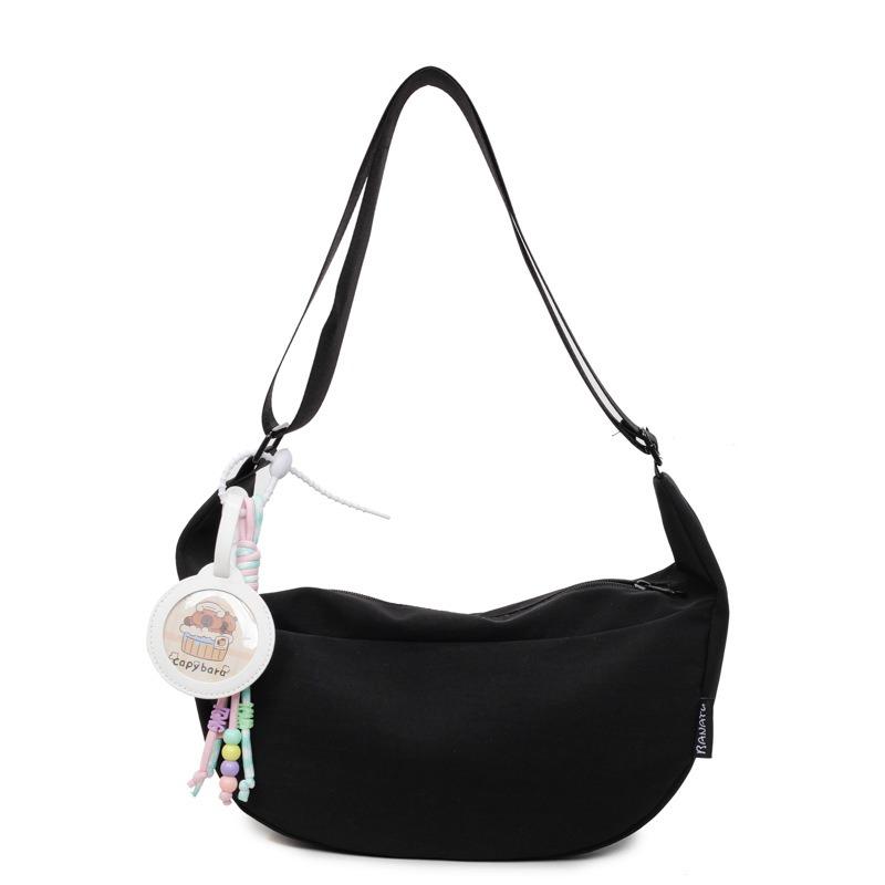 Large capacity bag women's versatile new niche fashion shoulder messenger bag commuter casual dumpling bag