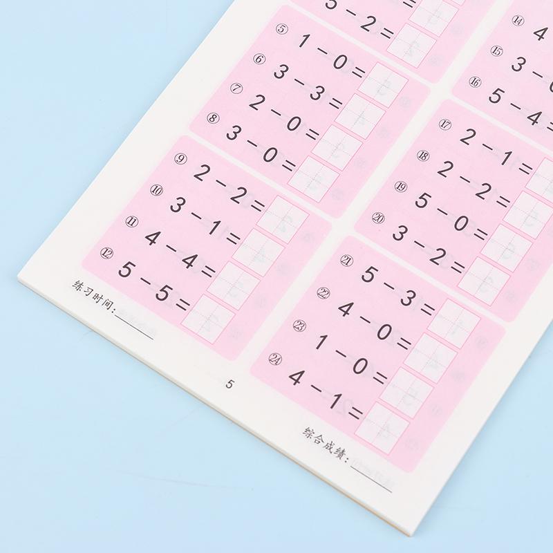 Book Of Learning Math Children'S Addition And Subtraction Within 10-100 Students Preschool Mathematics Exercise Books