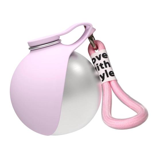 Bottiglia d'acqua pieghevole per cani, distributore d'acqua portatile per animali domestici con ciotola in silicone, bottiglia in acciaio inossidabile, ciotola d'acqua da viaggio per passeggiate all'aperto