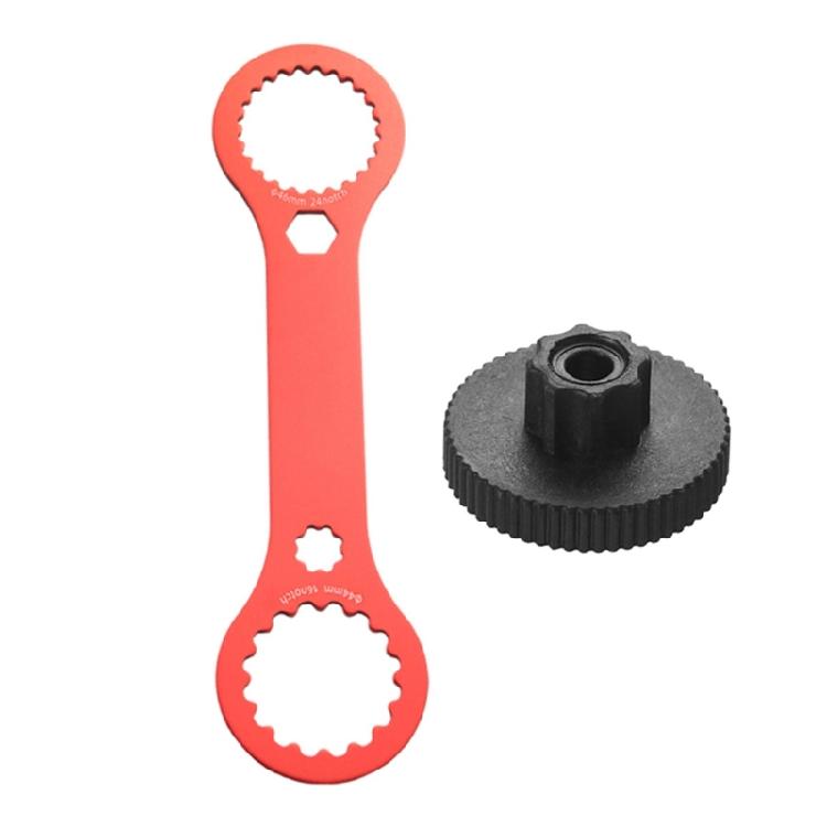 Bicycles Maintenance Tool Cycling Bottom Bracket Spanner Precisions Bikes Bottom Bracket Wrench with Rubber Handle Grip