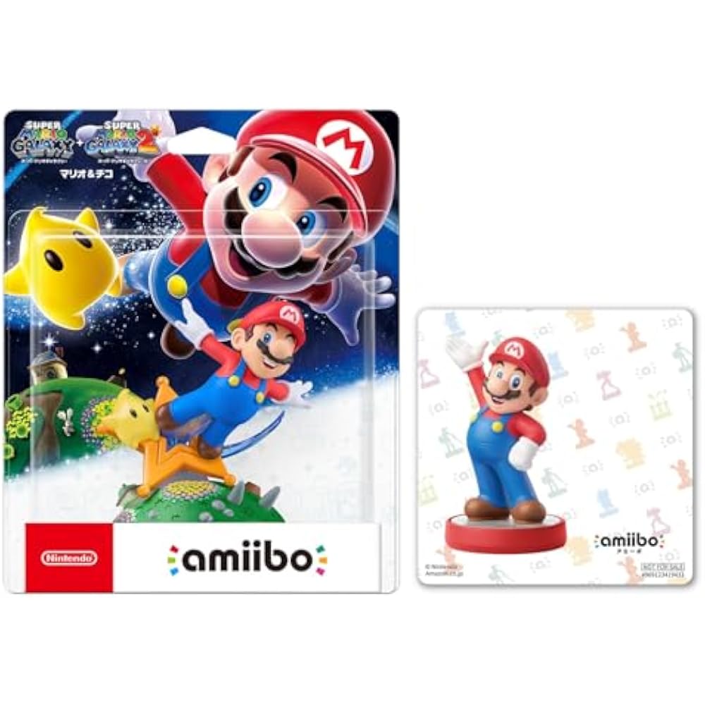 amiibo Mario & Chico (Super Mario Series) [Amazon.co.jp Exclusive] Bonus Original Sticker Included