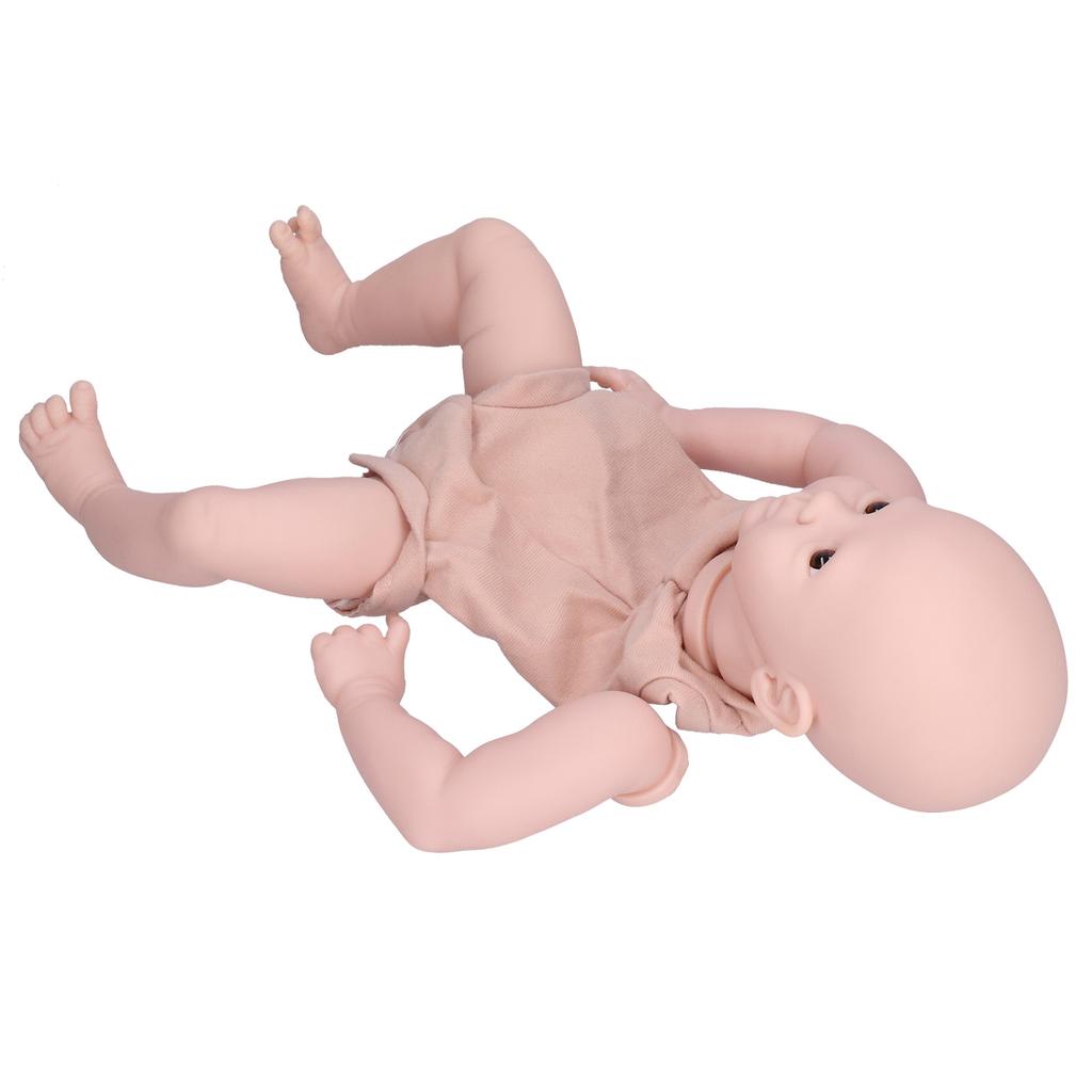 19 Inch Reborn Doll Kit Comfortable Soft DIY Handcrafted Unfinished Doll Parts for Kids