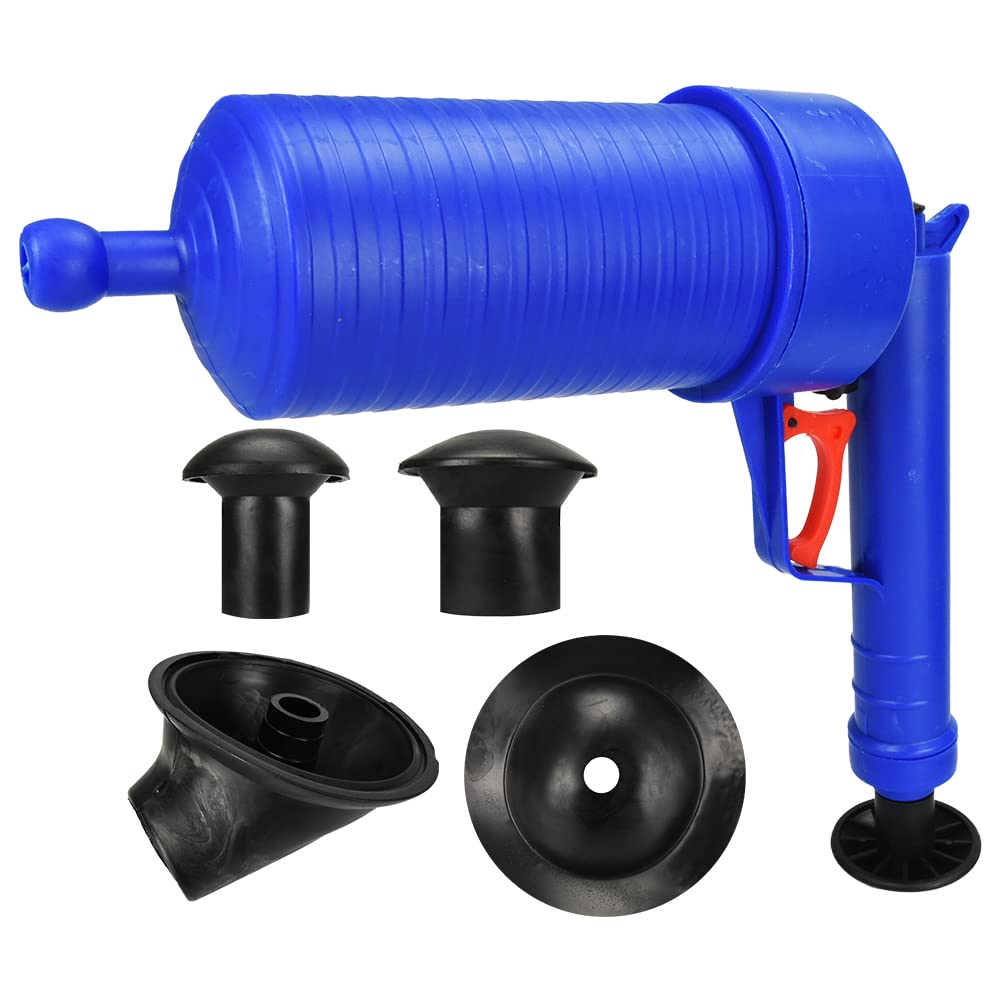 

вакуумный очиститель труб с 4 типами насадок для удаления засоров и проталкивания для туалетов. Удобен для использования одной рукой в туалетах, ваннах, кухнях,