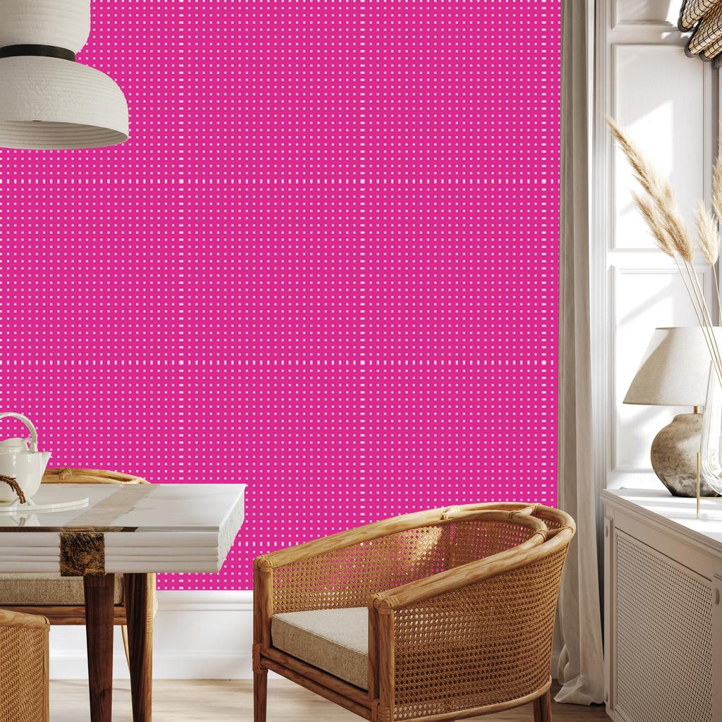 Dots Wallpaper, Purple Background, Purple Center, for Living Room and Bedroom, 50x1000