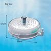 Round Shape Aquarium Biochemical Sponge Filter Transparent Design Biochemical Filter Fish Tank Aerator Pump Sponge Filter