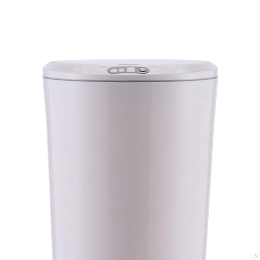 Trash Can, Touchless Automatic Plastic Garbage Bin Container with Lid, Water-Proof Waste