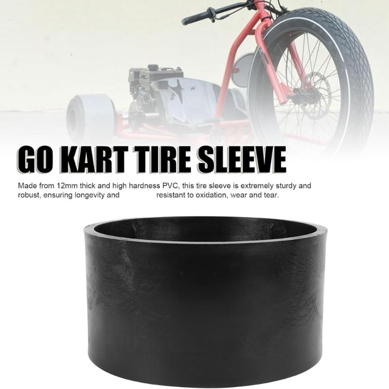 Wear Resistance Protective Drift Practice Tire Covers Rear Wheel Sleeves for ATV Go Kart Reduce Original Tire Friction