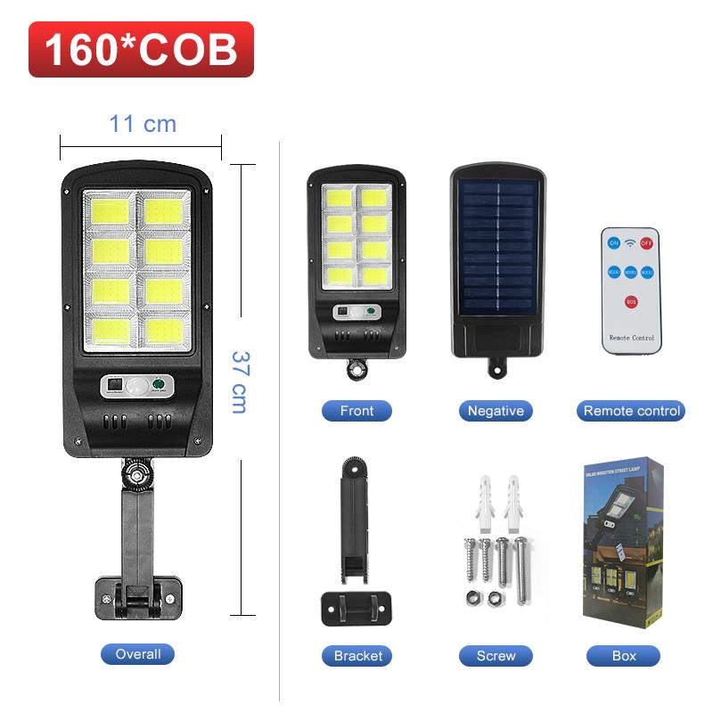 Powerful Solar Lamp Outdoor Lights Smart Sensor Lantern Solar Wall Light Waterproof Sunlight Remote Control Solar Light