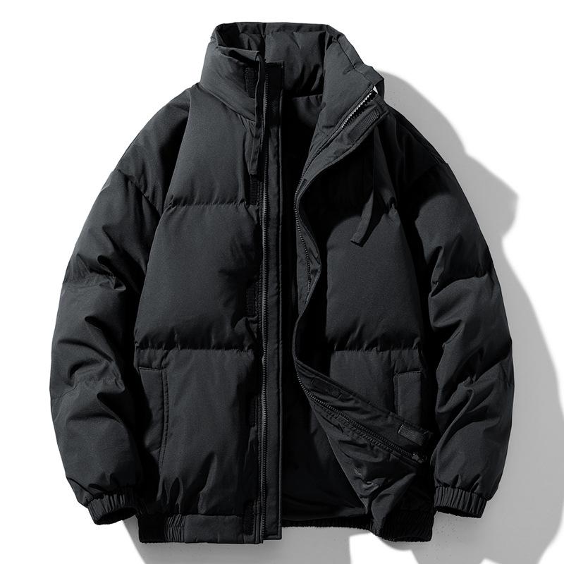 Stand-up Collar Down Jacket Men's Winter Loose Warm Bread Clothes Youth Fashion Versatile Casual Jacket