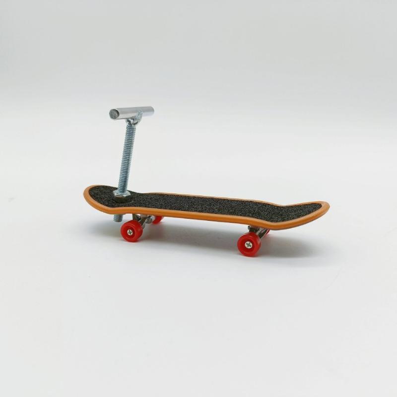 Parrot Intellectual Toy Training Props Parrot Peony Scooter Upgraded Alloy Bracket Professional Finger Skateboard