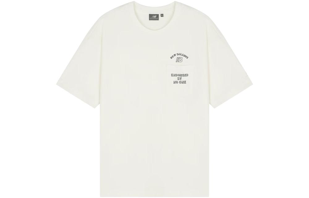 New Balance T Shirt Unisex White 5ED26151-IV XL