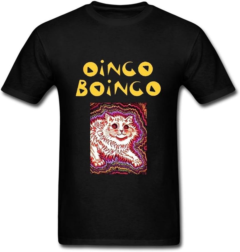 SUNRAIN Men s Oingo Boingo Psycho Cat T Shirt XL XL