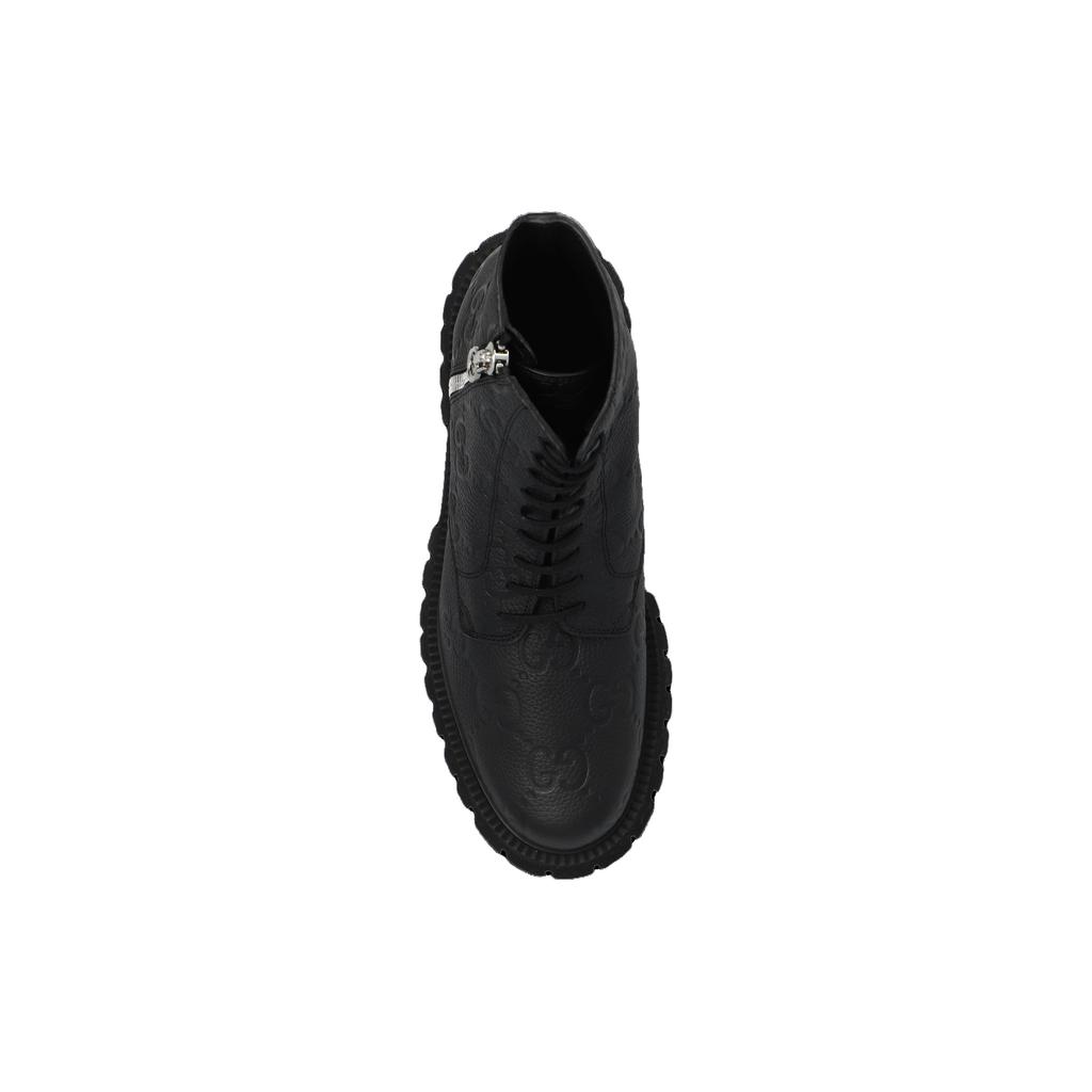 GUCCI GG Leather Boots 699584 AACJC 1000