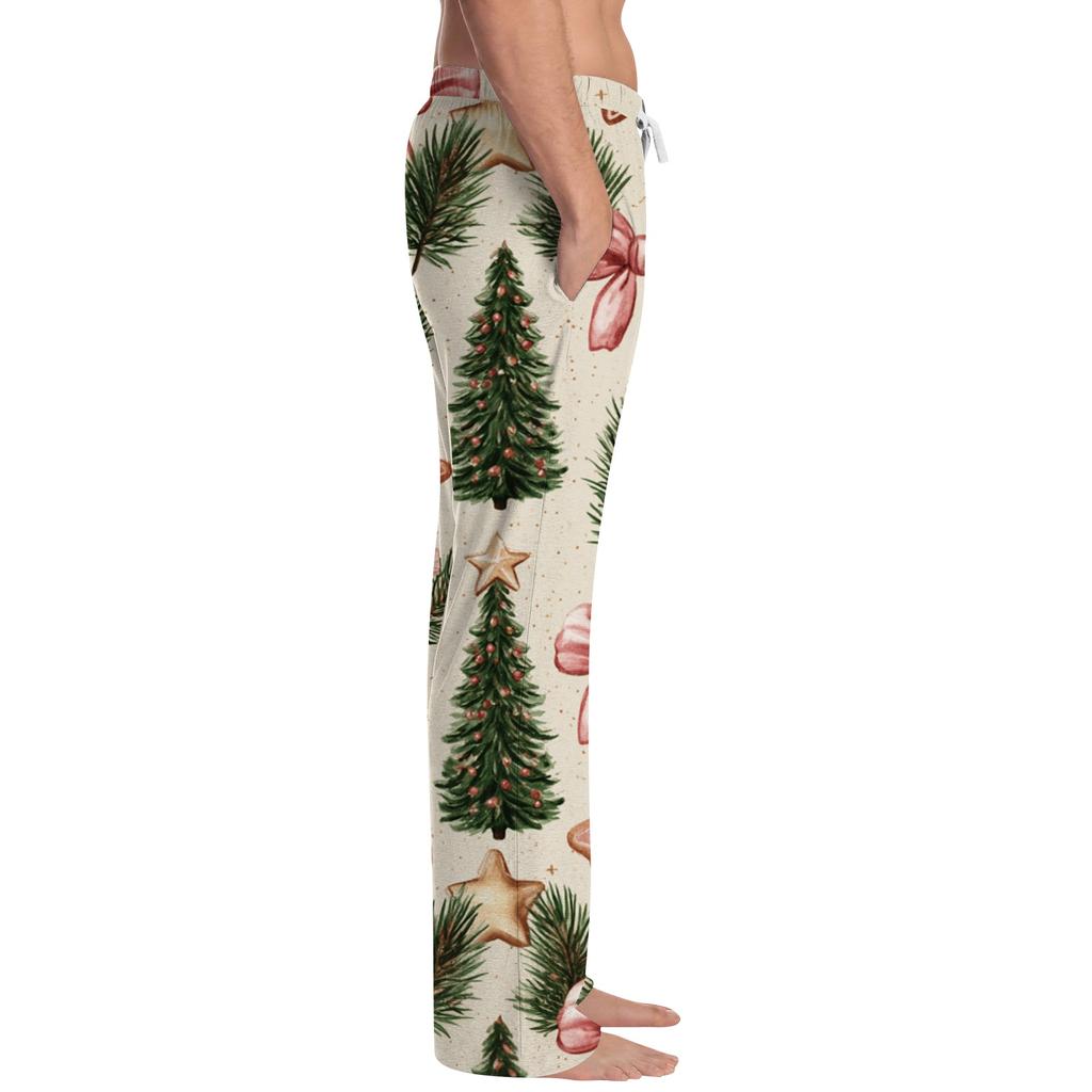 Men's Christmas Print Sleep Pants for Casual At Home