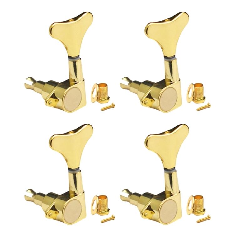 Electric Bass Guitar Sealed Tuning Pegs Bass String Tuners Machine Heads Bass Tuning Keys Buttons Machine Head Tuners