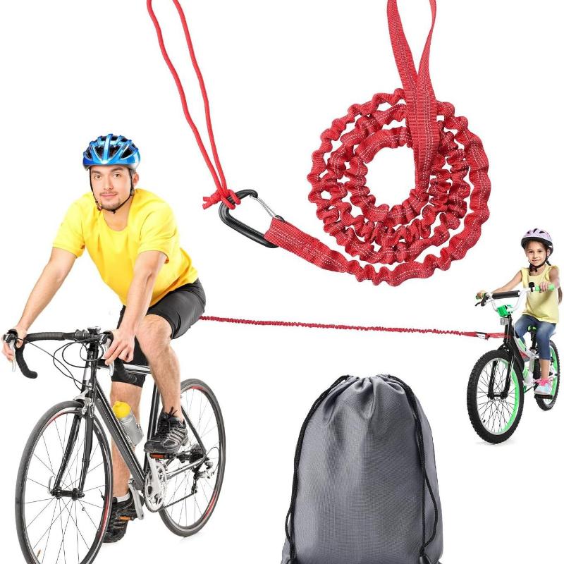 MTB Bike Towing Rope Trailer Rope Bicycle Traction Rope Nylon Traction Rope Parent-Child Outdoor Tool Cycling Safety Equipment