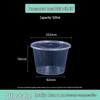 Thickened Disposable Round Plastic Food Containers