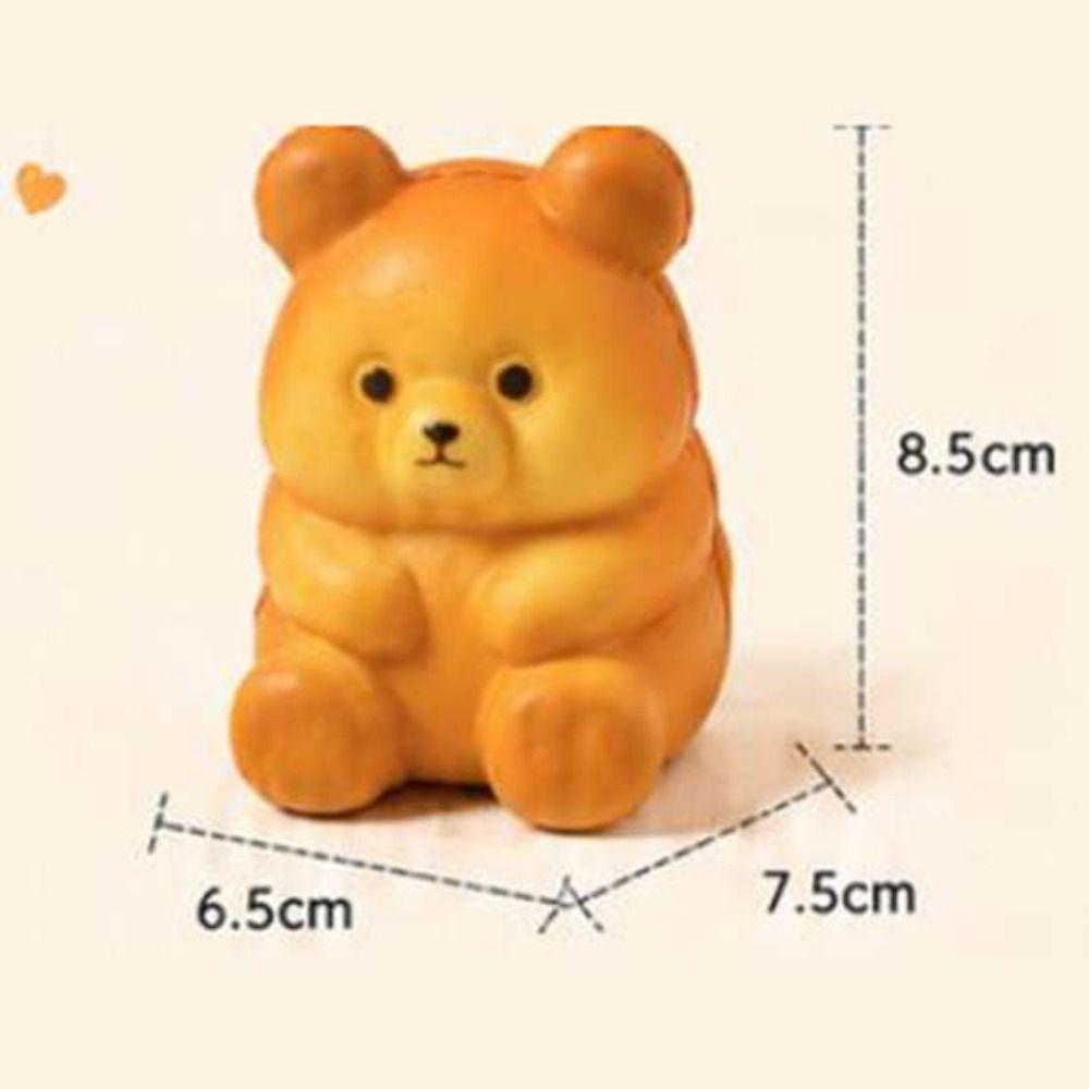 Slow Rising Little Bear Squeeze Toy Hand Relax Slow Rebound Toy Kids Adults