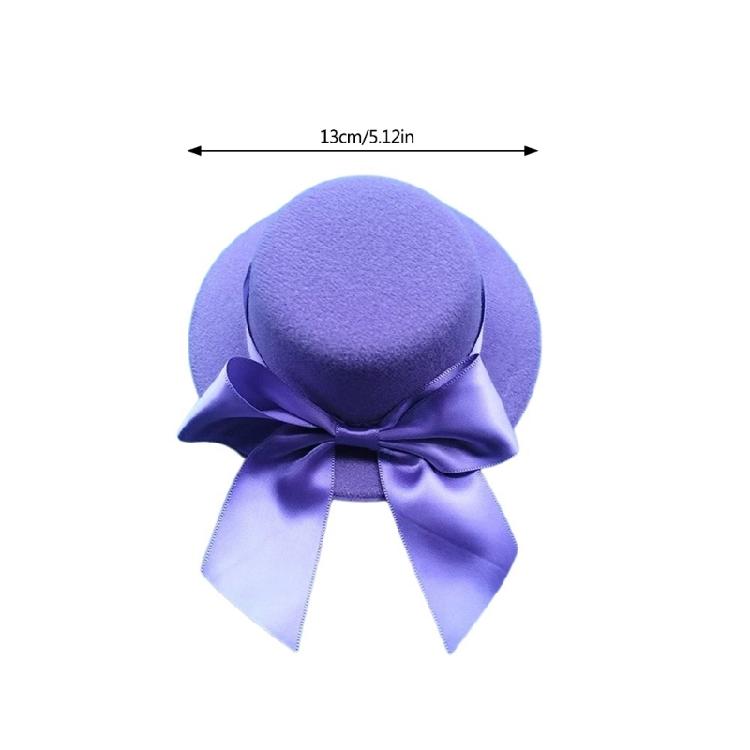 Fascinator Hat Shape Hair Clip Wedding Photography Camping Hairpin for Teen Girl Spring Picnics Taking Photo Hair Clip