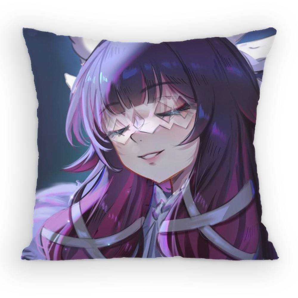 Elegant Melody Maiden Columbina Pillow Case Sofa Living Room Bedroom Headboard Backrest Cushion Square Cushion Nap Time