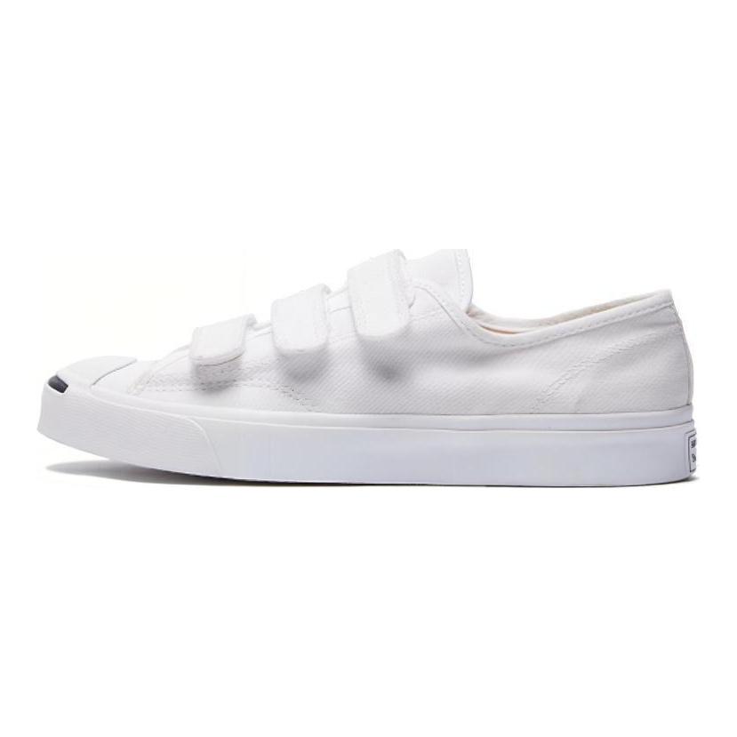 Converse Jack Purcell 3V Smile Low Top Canvas Unisex White