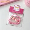 Cute Piggy Hair Clip Set Tie A Ponytail Headband Hair Tie Cartoon Headwear Sweet Girl Side Clip Styling Hair Accessories