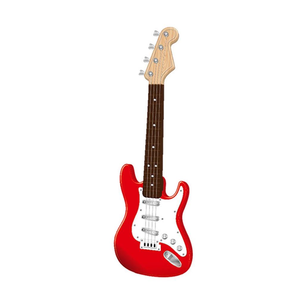17 Inch Kids Electric Guitar Toy 4 Strings LED Lights Portable Musical Instrument Birthday Gift for Beginners Boys Girls Toys
