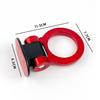 Car Modification Trend Universal Decorative Circular Trailer Hook ABS Adhesive Non-destructive Trailer Hook Adjustable Plastic Trailer Ring