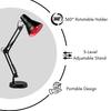Therapy Lamp with 360° Rotatable Holder 200W Infrared Heat Lamp with R95 Diameter 3-Level Adjustable Stand Light for Muscle Pain Relief Blood
