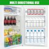 RV Refrigerator Tension Rods, 4 Pcs RV Fridge Bars Adjustable 14-25.6", RV Refrigerator Bars Fridge Accessories Stainless Steel Shelf Tension Rods