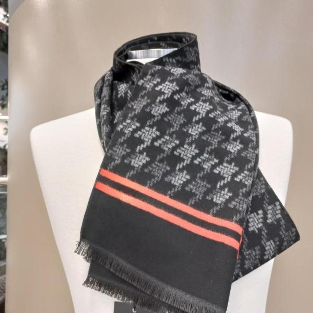 Men's Winter TR Fleece Geometric Muffler HL4C119