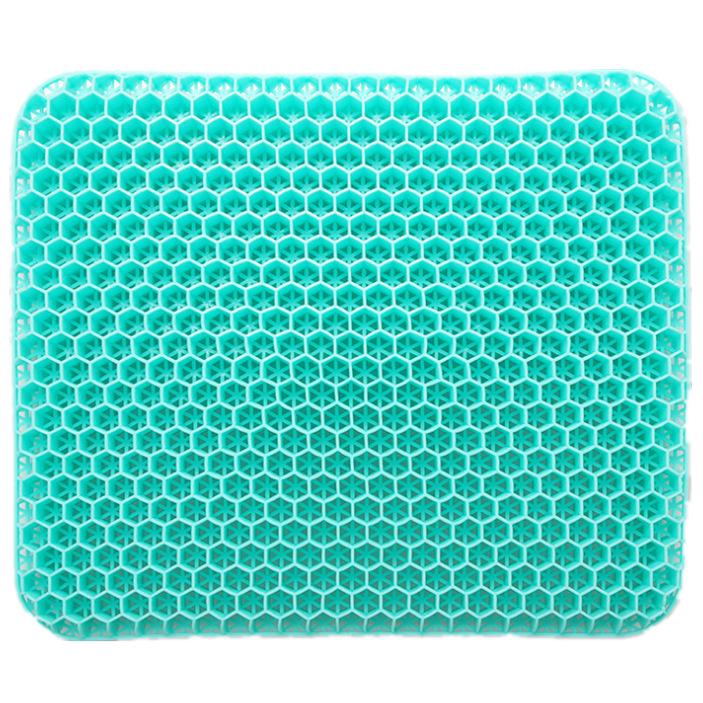 Gel Honeycomb Seat Cushion - Breathable, Double-Layer, Square Ice Pad for Car and Chairs