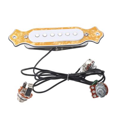 6 St Single Coil Pickup Prewired Electric Guitar Pickup Replacement with Volume and Controls