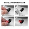 Car Wheel Tire Valve Stems Caps Aluminum Tyre Rim Stem Covers Airdust Waterproof For Jeep Liberty Grand Cherokee JK Compass ALP1