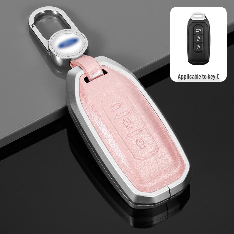 Premium Aluminum Alloy Key Cover for 2022 Ford Territory