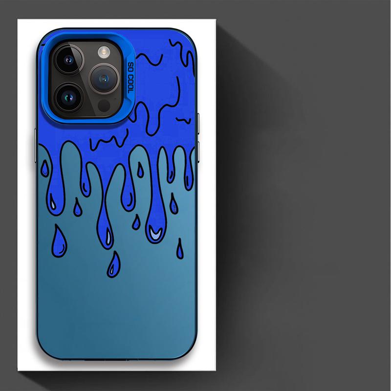 Fun Paint Graffiti Art Phone Case for Apple iPhone 1615 Pro Max 14 Pro 13 12 11 Pro Max 14 Plus Luxury Silicone Soft Shell