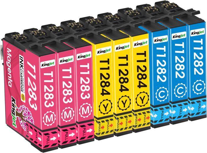 

T1285 Cartouches d encre compatibles avec Epson T1282 T1283 T1284 T1285 pour Epson Stylus SX235W SX230 SX125 S22 SX130 SX420W