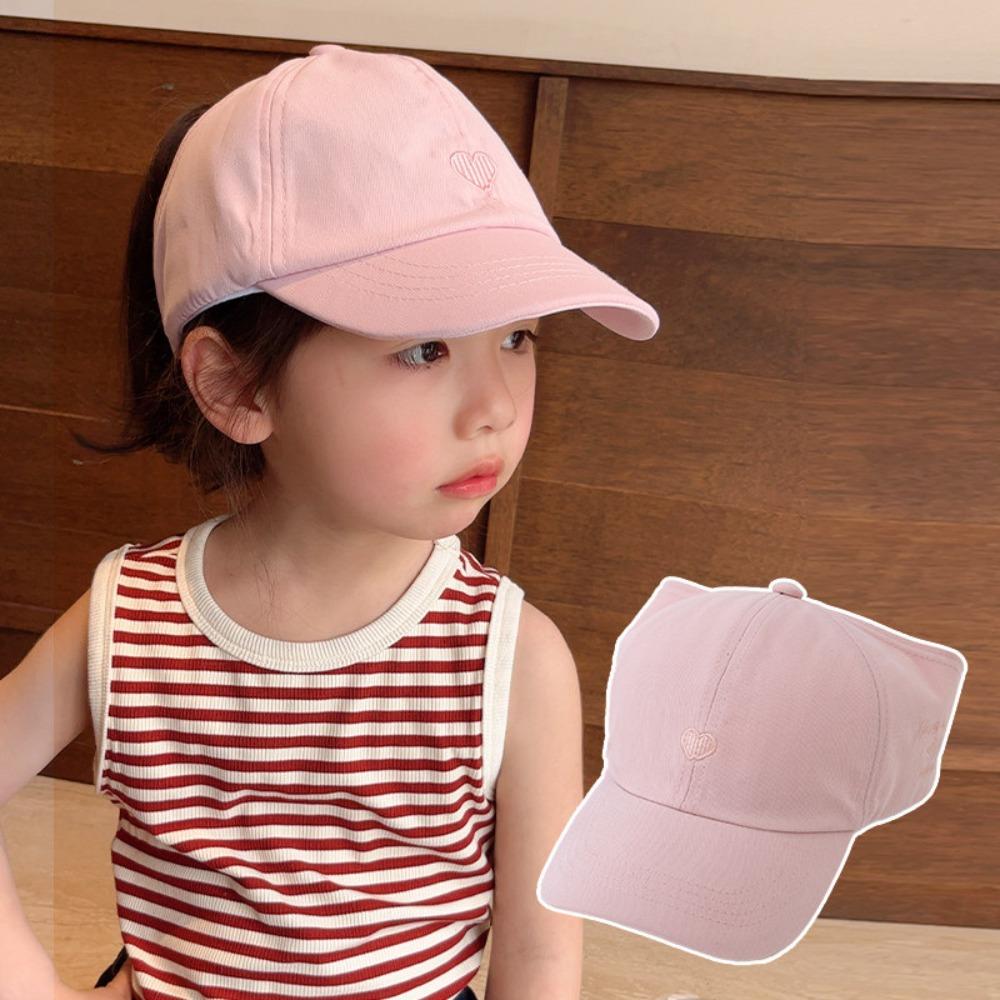 

Hollow Top Kids Baseball Caps Adjustable Sun Hat New Sunshade Hat For Boys Girls розовый