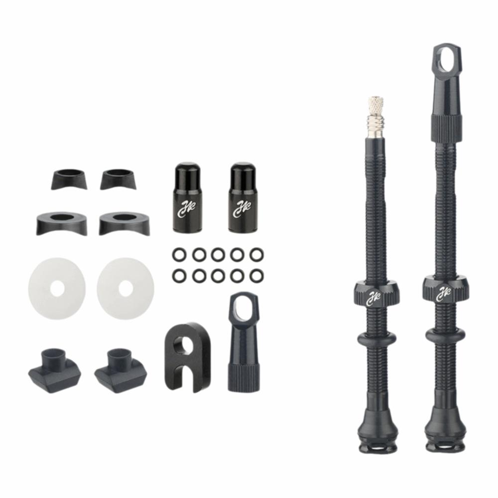 40/50/65/80mm Fahrrad Tubeless Reifenventil F/V Nippel Abnehmbarer Messingkern Fahrradreifenventile Carbonfelge Presta Ventile