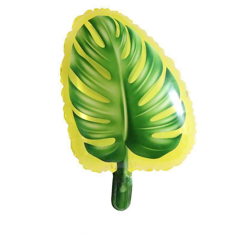 

18Inch Aluminum Film Balloon Shaped Turtle Back Leaf Summer Theme Party Decoration Yellow Green Leaf Helium Aluminum Foil Ball 18inch 5pcs жёлтый