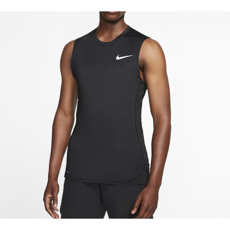 New Nike Pro Men's Sleeveless Top Black BV5601-010