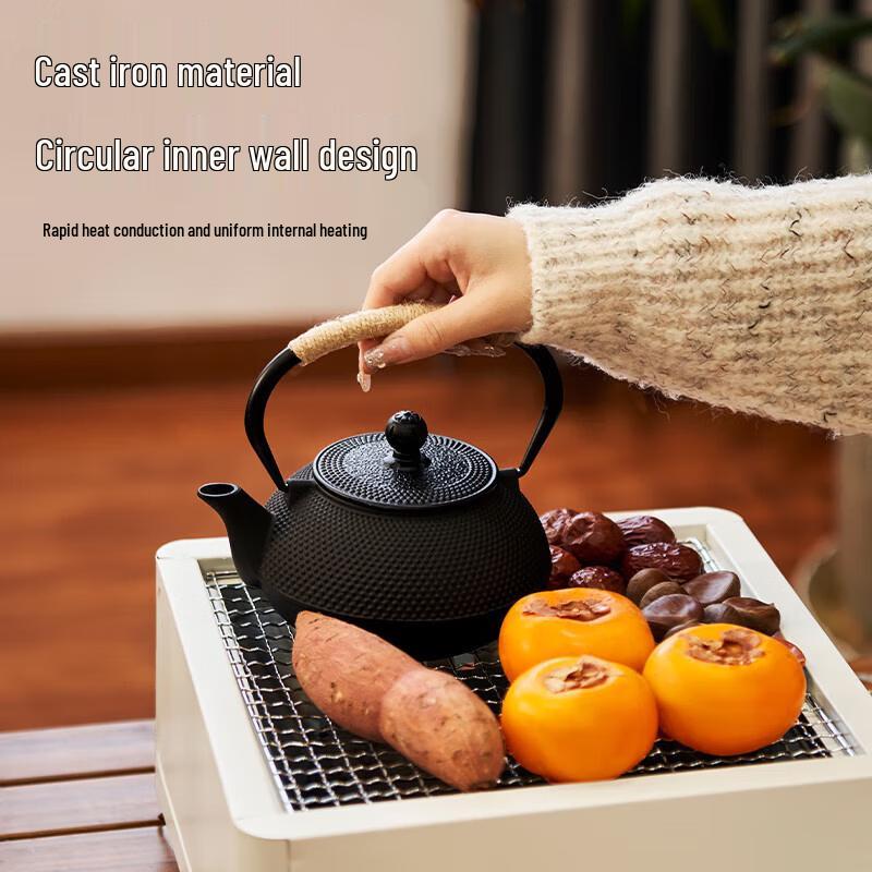 Suncojia New Chinese Style Cast Iron Tea Kettle