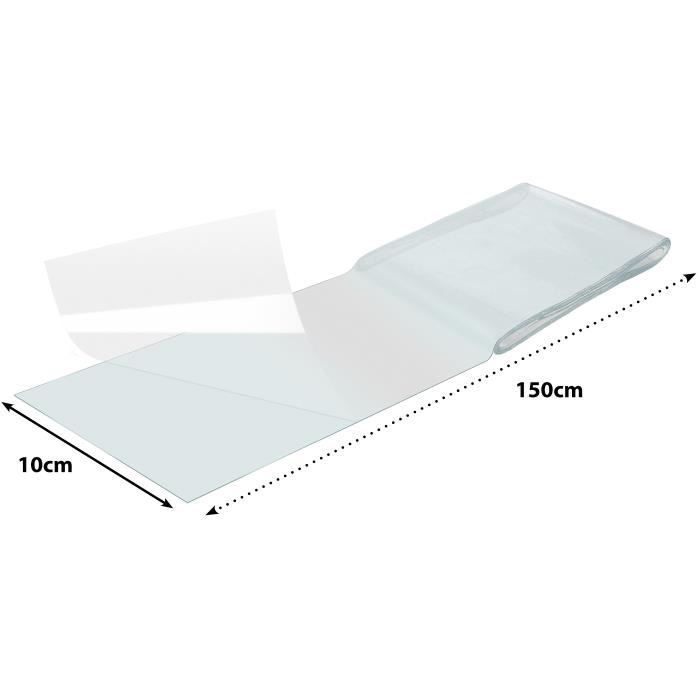 Bande Imperméable Transparente (10cm X 150cm) Pour Reparation Des Piscines Et Des Tuyaux (bande De Réparation D'urgence / Bande D'ét