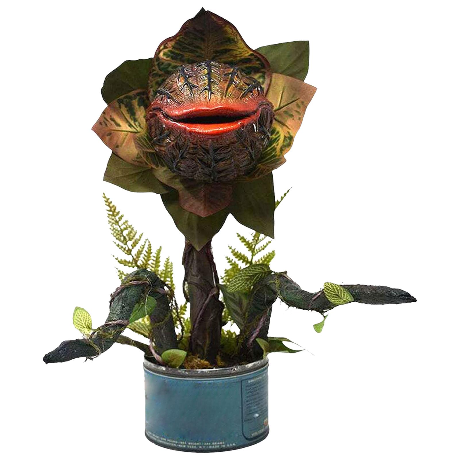 

Halloween Piranha Flower Movie Prop Yard Resin Ornaments Little Shop Of Horrors Decoration Jardineria Decoracion Halloween Decor зелёный