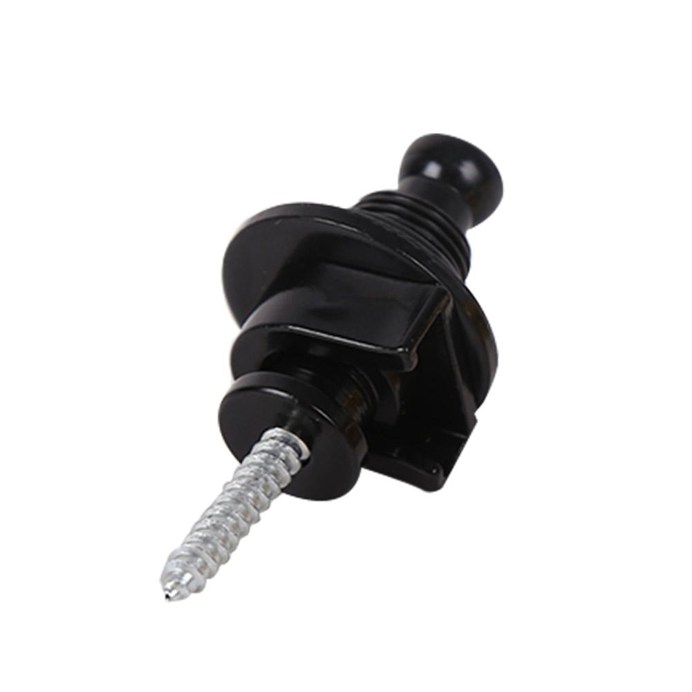 

Electric Guitar Strap Lock Button Anti-slip Belt Locks Nails Bass Accessories чёрный