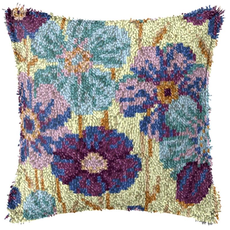 

Растительный сегмент Вышивка Крючок для защелки Наборы для подушек Вышивка ковра Смирна Набор для вышивания крестиком Подушка Knooppakket Ковер Сделай сам