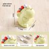 Cute Mushroom Fork Set: Stainless Steel Dessert & Fruit Picks In Jar for Kids' Safety